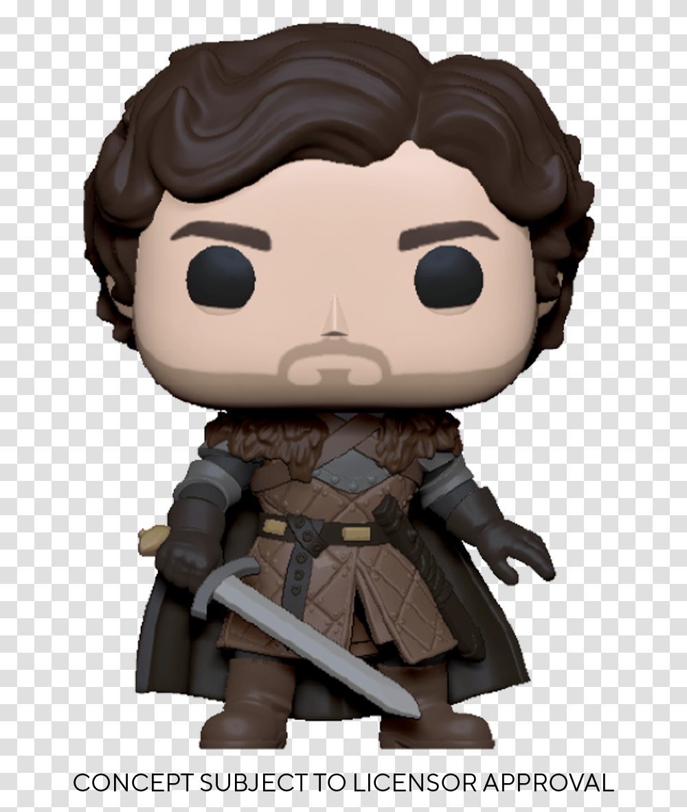 Game Of Thrones Game Of Thrones Pop Robb Stark, Toy, Doll, Figurine Transparent Png