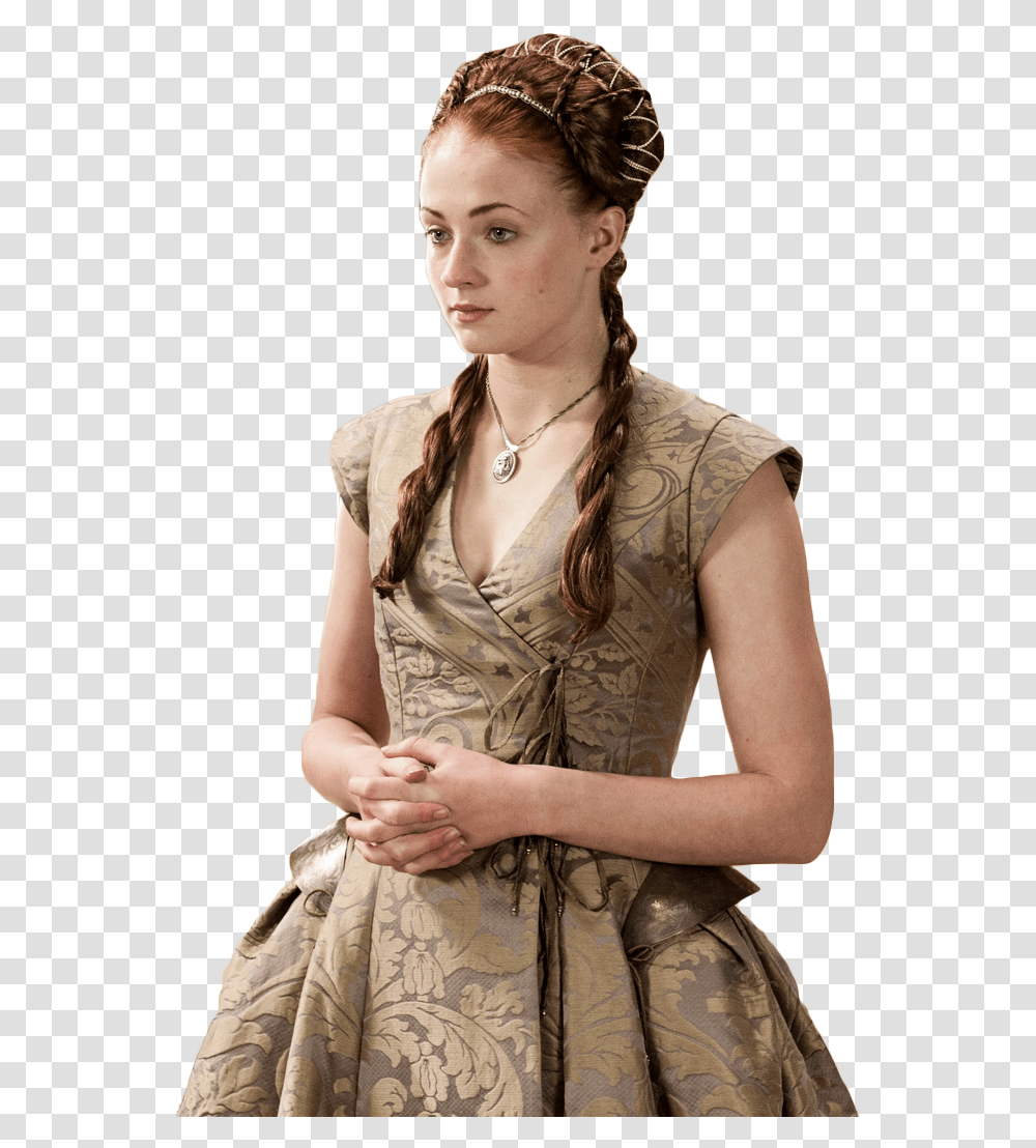 Game Of Thrones Hairstyles Sansa, Clothing, Necklace, Jewelry, Accessories Transparent Png