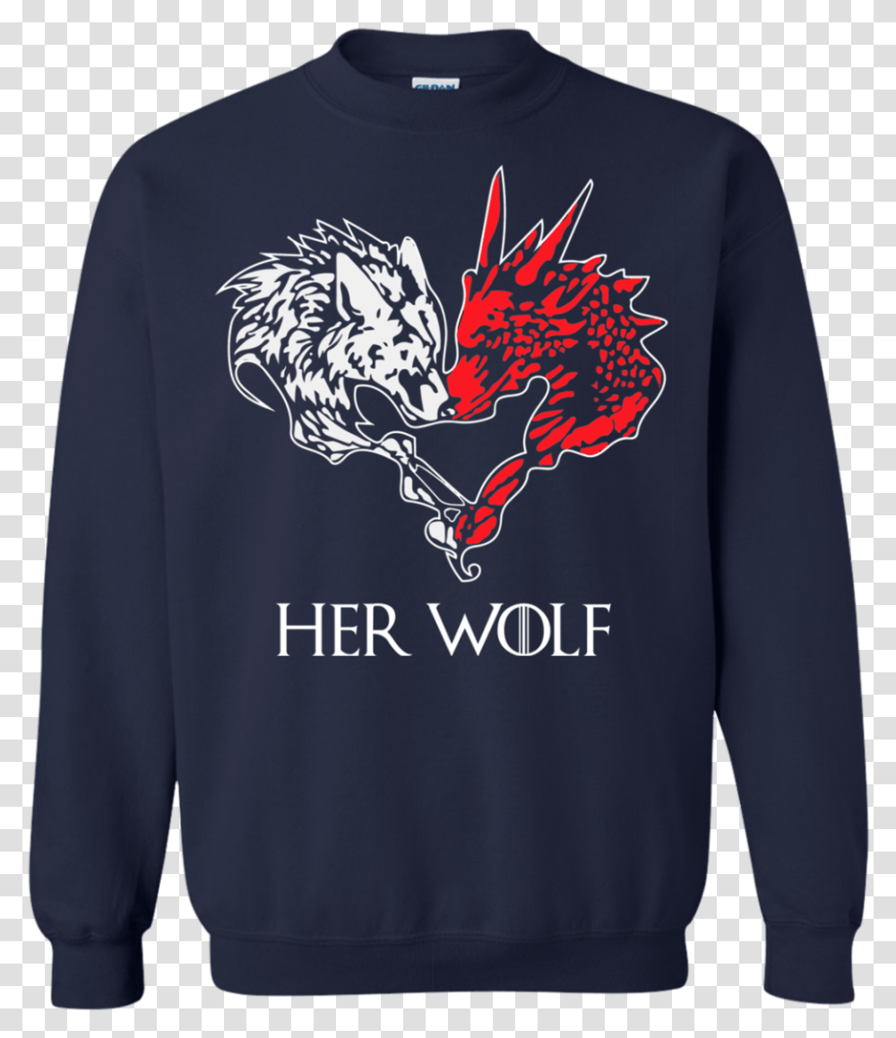 Game Of Thrones Her Wolf Shirt Hoodie Tank South Park Christmas Sweater, Clothing, Apparel, Sleeve, Long Sleeve Transparent Png