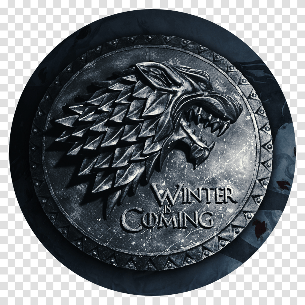 Game Of Thrones House Stark Sigil, Coin, Money, Helmet Transparent Png