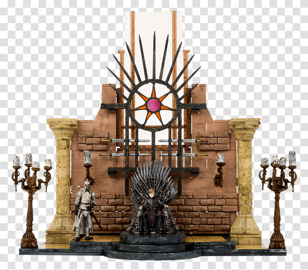 Game Of Thrones Iron Throne Room Building Set Game Of Thrones Building Sets, Architecture, Altar, Church, Furniture Transparent Png