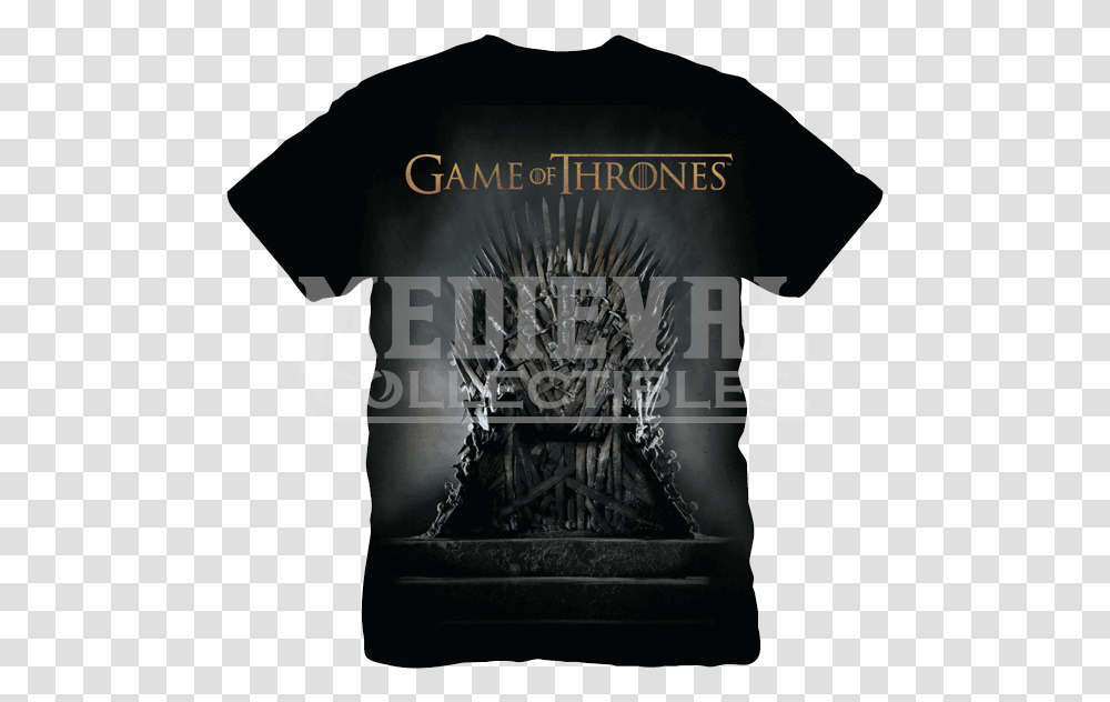 Game Of Thrones Iron Throne Tv Series Game Of Thrones, Clothing, Apparel, T-Shirt, Jersey Transparent Png