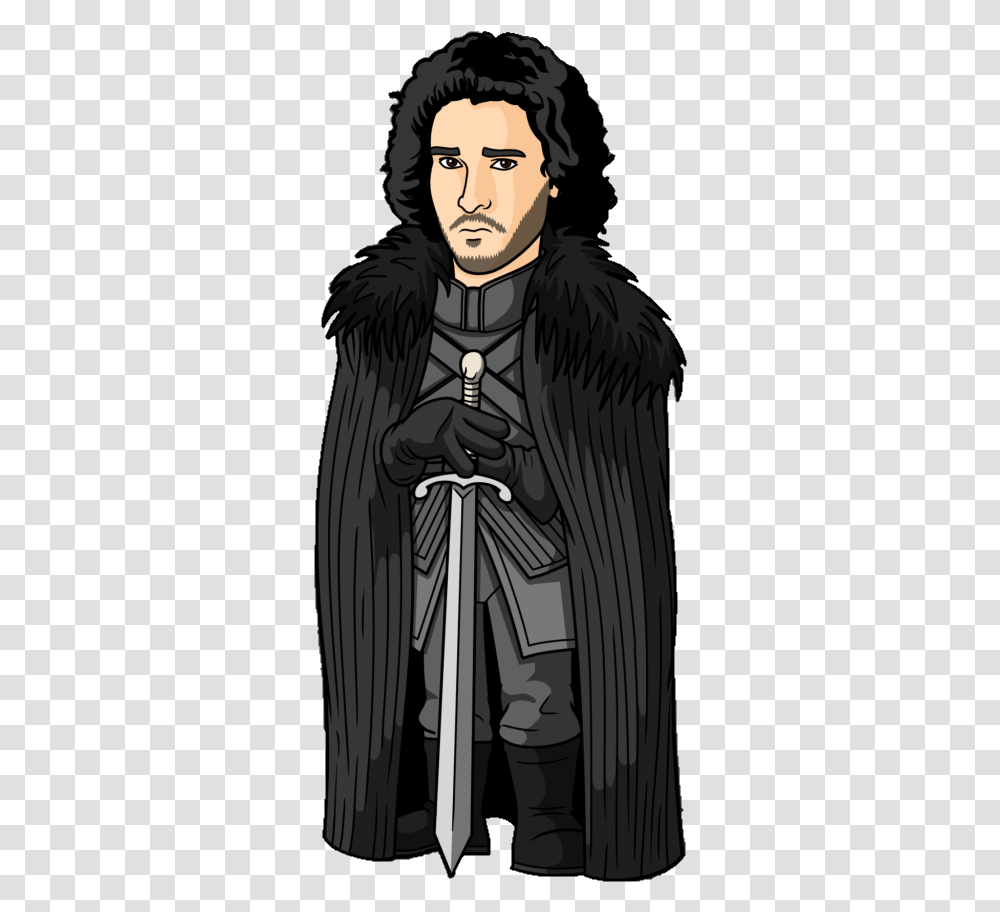 Game Of Thrones Jon Snow Clipart, Person, Human, Angel, Archangel Transparent Png