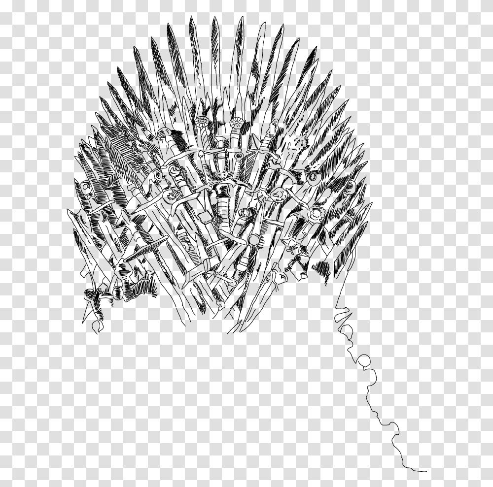 Game Of Thrones Line Art, Gray, World Of Warcraft Transparent Png