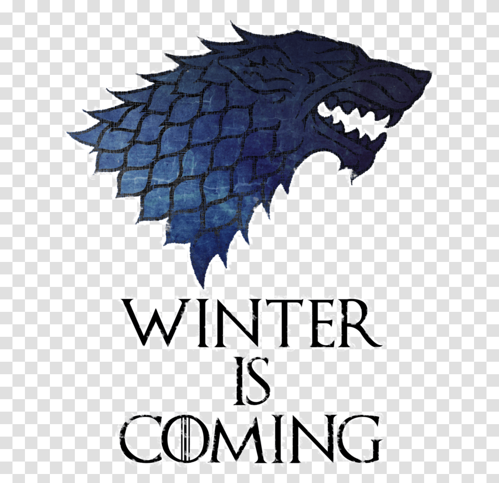 Game Of Thrones Logo Winter Is Coming Vector, Poster, Advertisement, Dragon Transparent Png