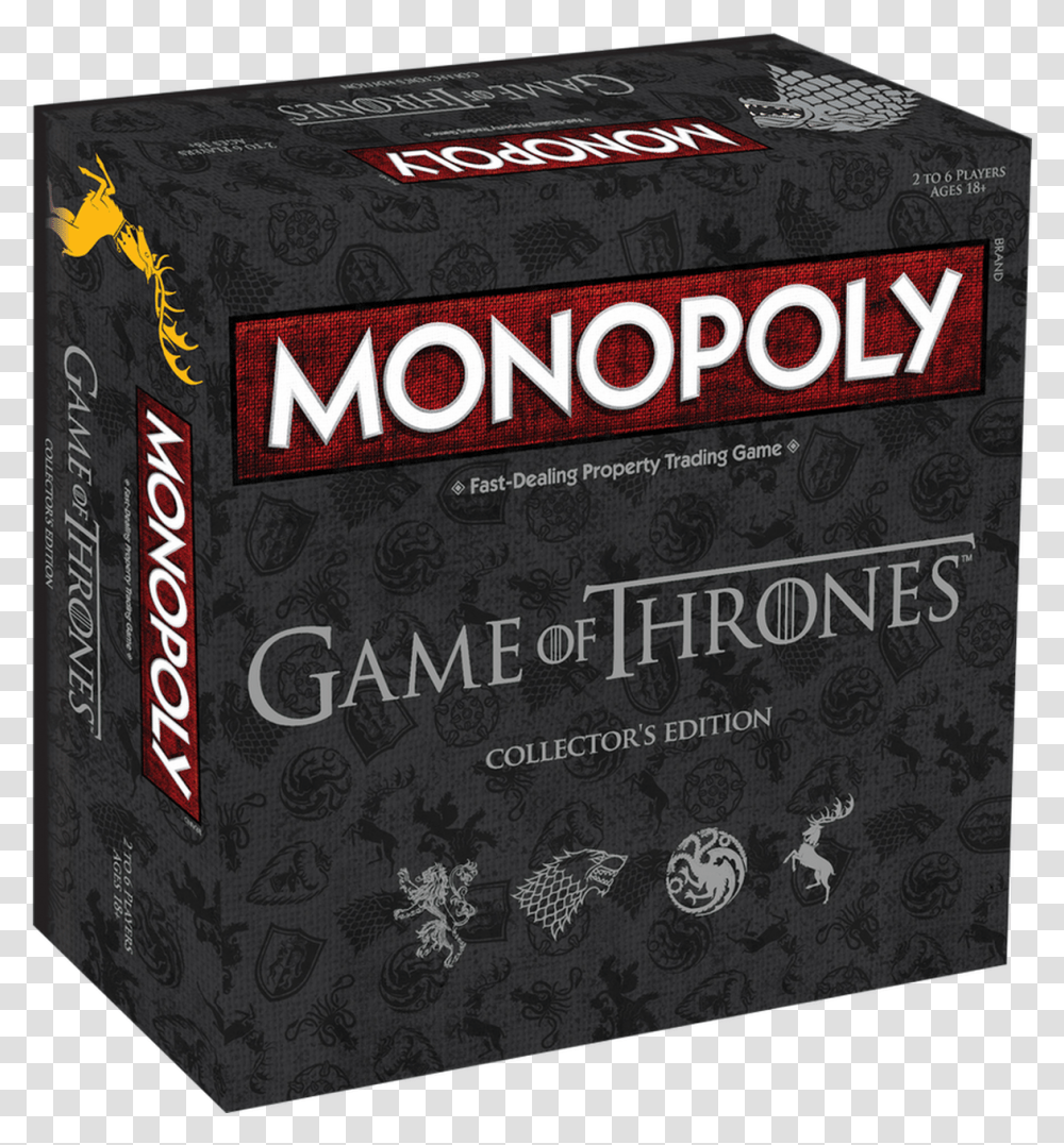 Game Of Thrones Monopoly Collector's Edition Murcho's Movies Monopoly Game Of Thrones Edition Review, Box, Performer Transparent Png