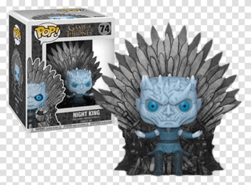 Game Of Thrones Night King On Iron Throne Deluxe Pop Pop Figures Game Of Thrones Transparent Png