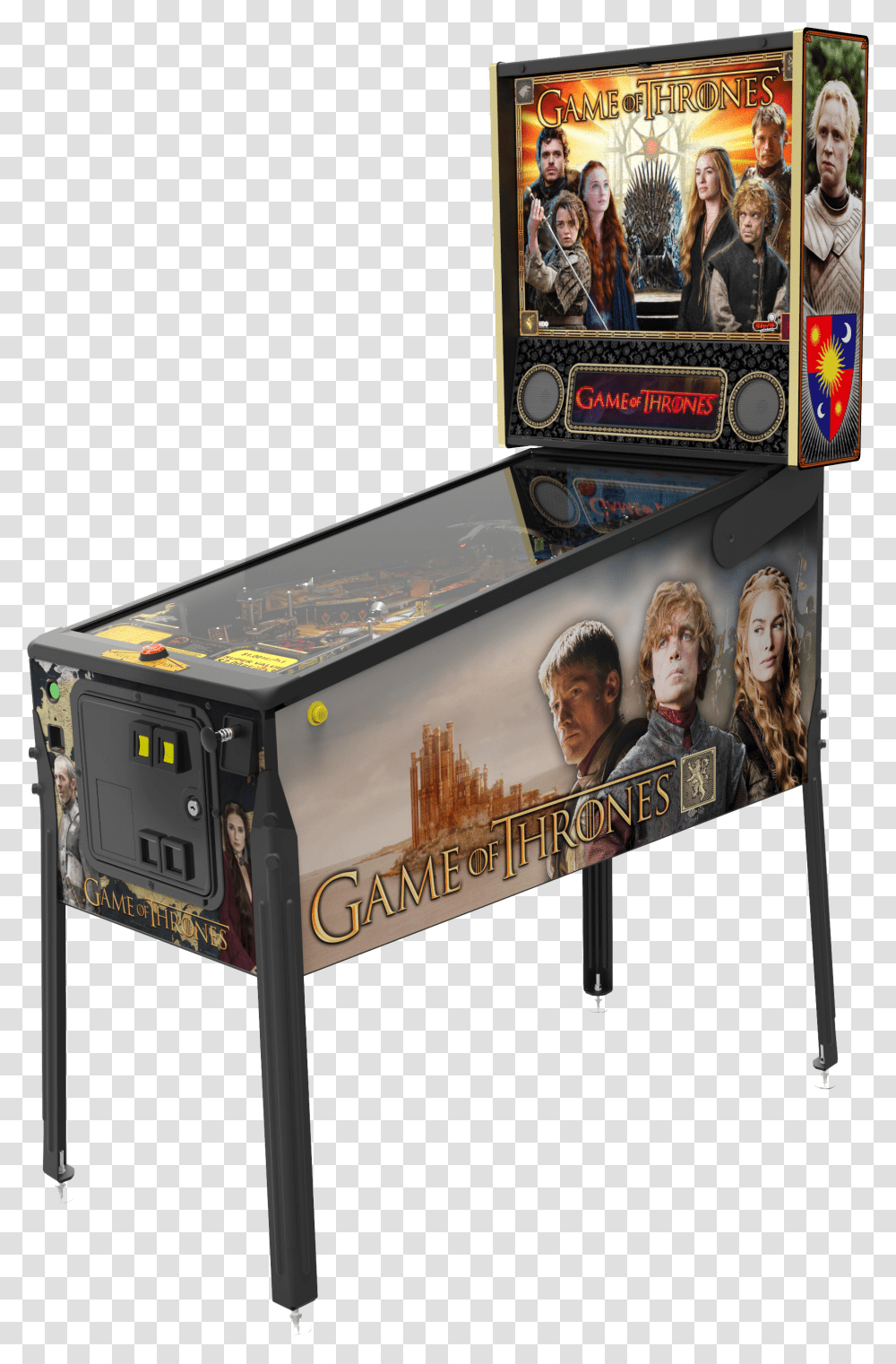 Game Of Thrones Pro Stern Game Of Thrones Pinball, Person, Human, Arcade Game Machine Transparent Png