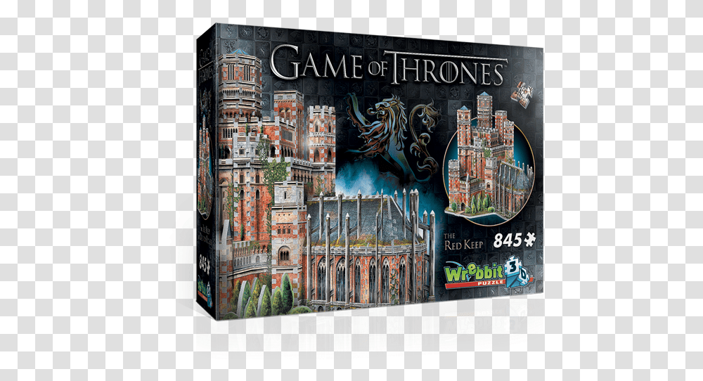 Game Of Thrones Red Keep 3d Puzzle Game Of Thrones Puzzl, Poster, Art, Text, Painting Transparent Png