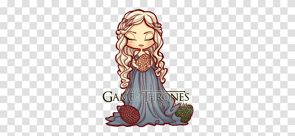 Game Of Thrones Shared Game Of Thrones Daenerys Chibi, Art, Prayer, Worship, Poster Transparent Png