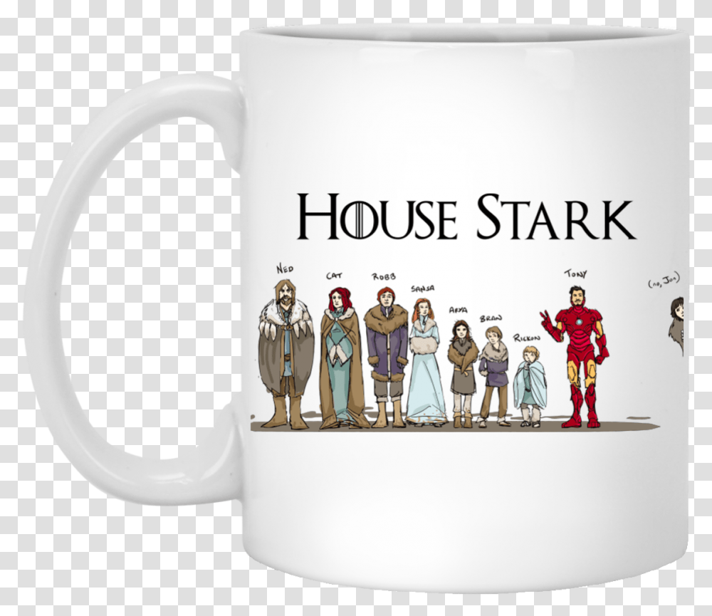 Game Of Thrones Stark Game Of Thrones Family, Coffee Cup, Person, Human, Soil Transparent Png