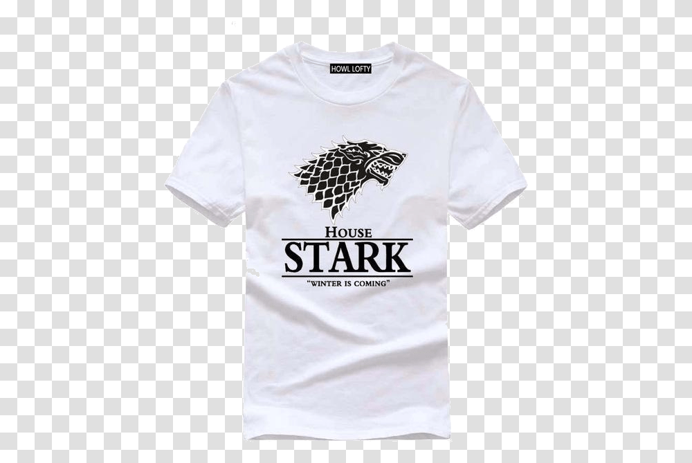 Game Of Thrones Stark T Shirt T, Apparel, T-Shirt Transparent Png