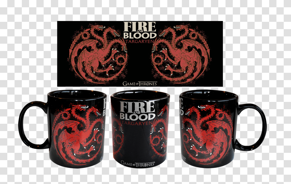 Game Of Thrones Targaryen Fire And Blood Mug Popcultcha, Glass, Beverage, Drink, Alcohol Transparent Png