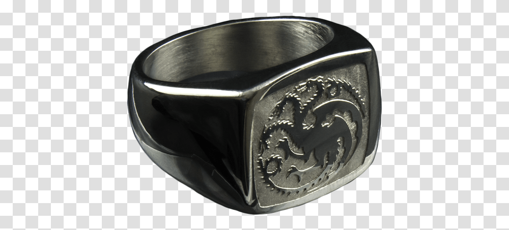 Game Of Thrones Targaryen Sigil Ring Size 10 Ring, Silver, Accessories, Accessory, Jewelry Transparent Png