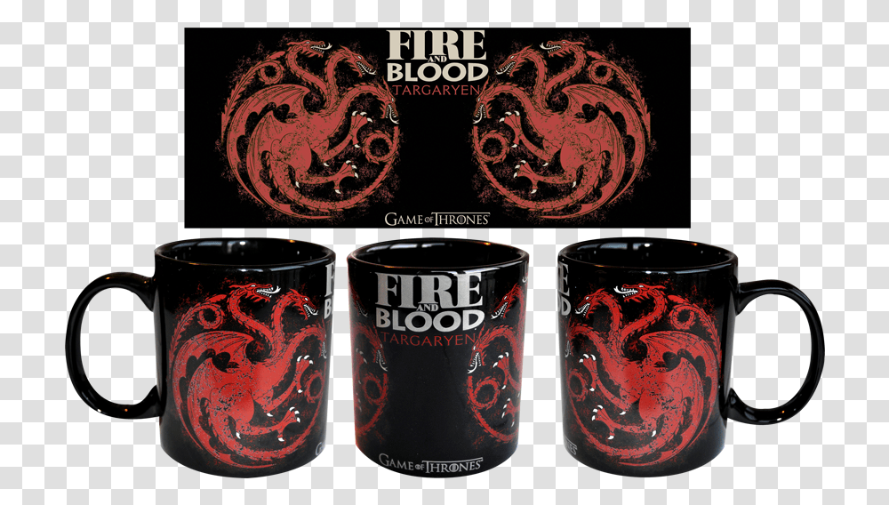 Game Of Thrones Targeryen Mug Mug, Glass, Alcohol, Beverage, Drink Transparent Png