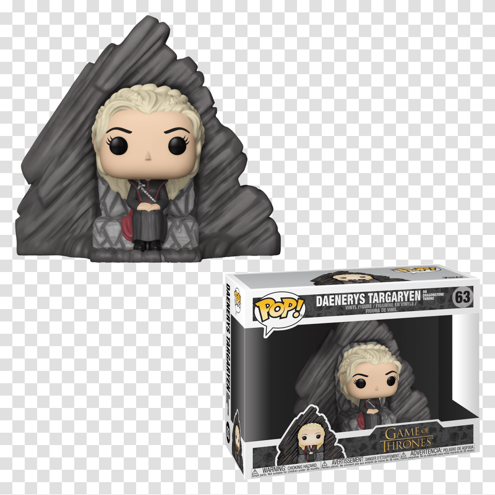 Game Of Thrones Throne Gamethrones Pop Daenerys On, Doll, Toy, Person, Human Transparent Png