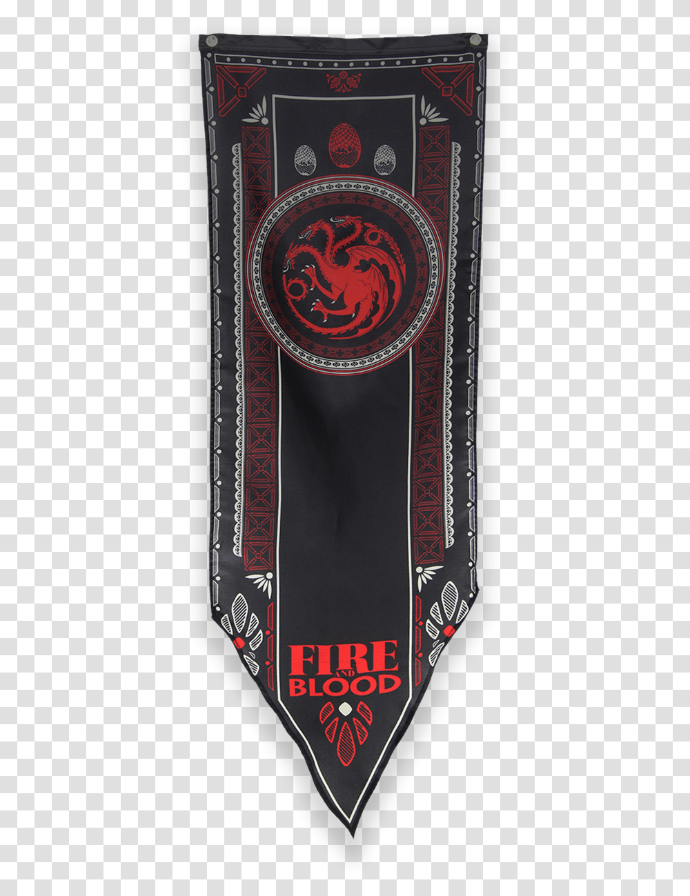Game Of Thrones Tournament Banners Fire And Blood Banner, Apparel, Emblem Transparent Png