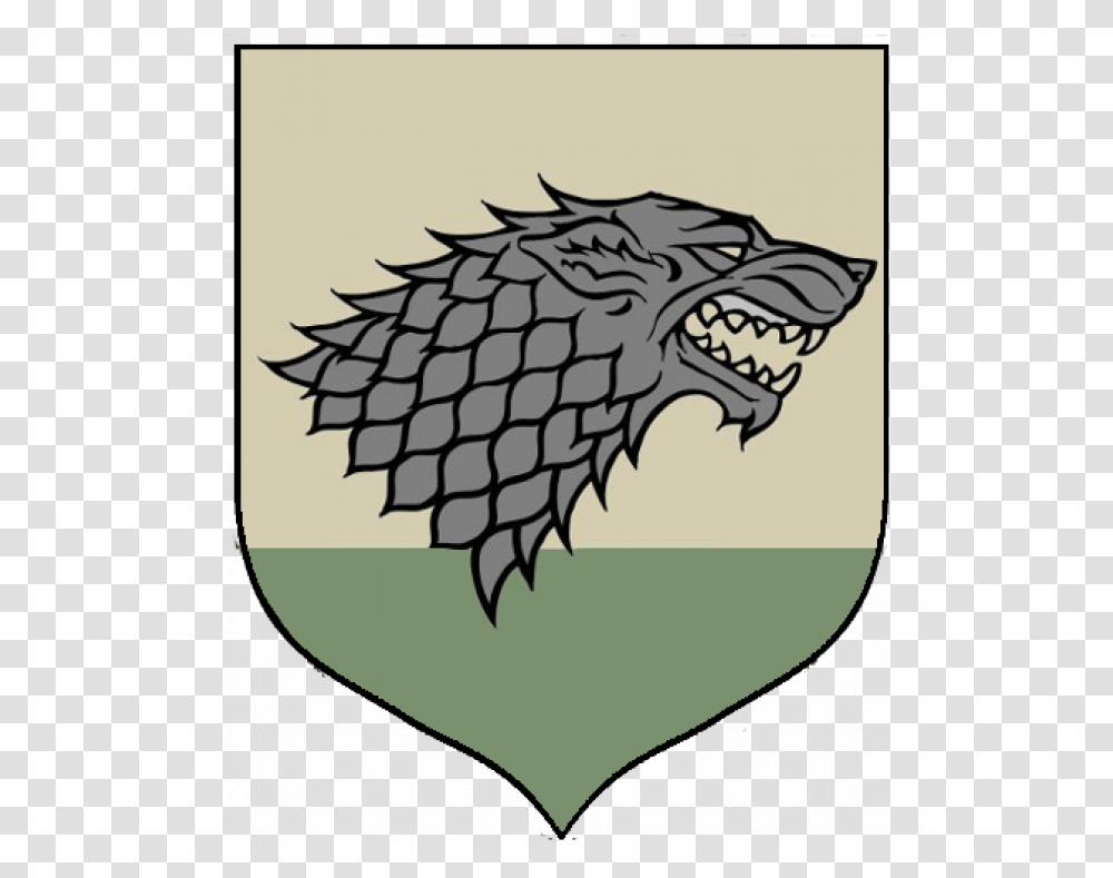 Game Of Thrones Winter Is Coming Clipart Images House Stark Game Of Thrones Logo, Dragon, Dinosaur, Reptile, Animal Transparent Png