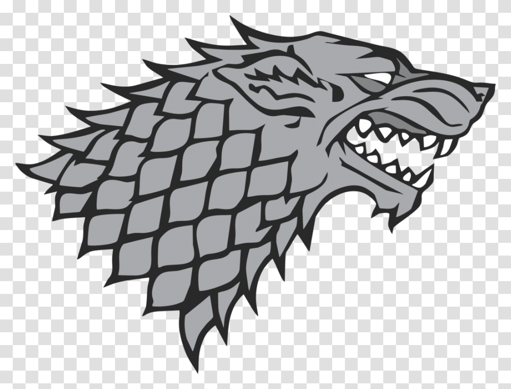 Game Of Thrones Wolf Logos, Dragon, Emblem Transparent Png