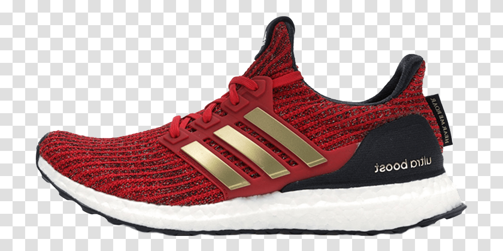 Game Of Thrones X Adidas Ultra Boost Got Ultra Boost House Lannister, Shoe, Footwear, Clothing, Apparel Transparent Png