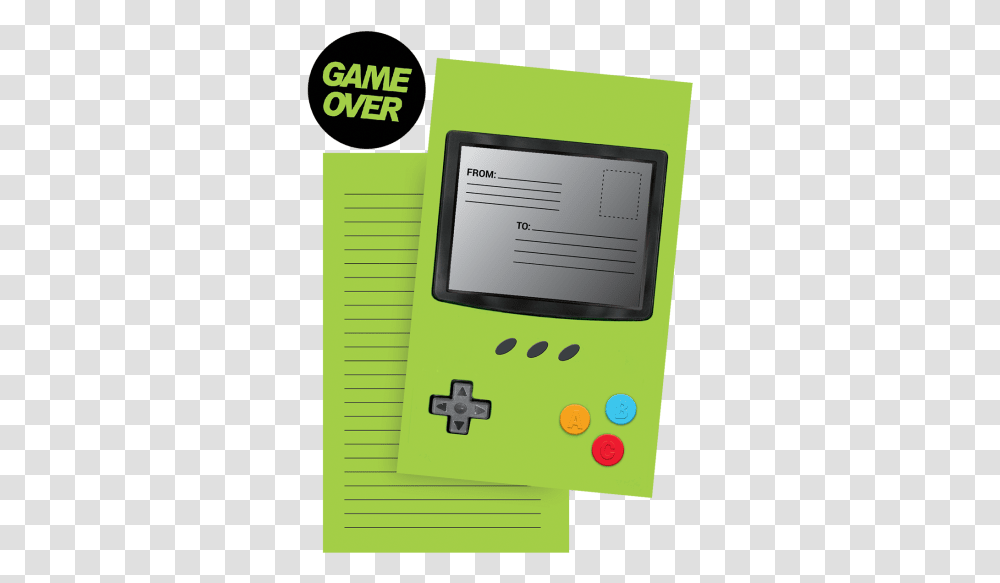 Game Over Foldover Cards Game Boy, Mobile Phone, Electronics, Cell Phone Transparent Png