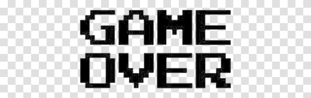 Game Over Game Over Text, Plan, Diagram, Logo Transparent Png