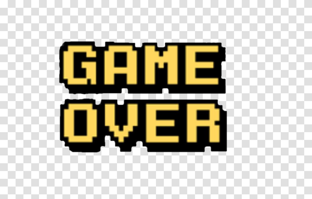 Game Over Game Over Yellow, Scoreboard, Word, Alphabet Transparent Png