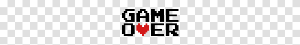 Game Over Heart Love, Logo, Trademark, Pac Man Transparent Png