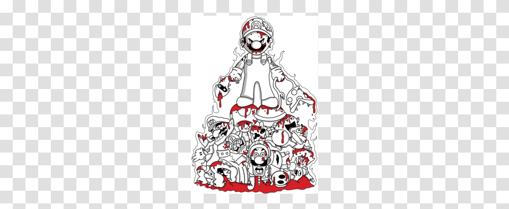 Game Over Mario Game Over Shirt, Doodle, Drawing, Astronaut Transparent Png