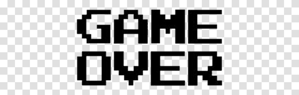 Game Over Text Game Over, Plan, Plot, Diagram, Pac Man Transparent Png