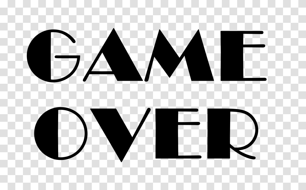 Game Over, Alphabet, Gray Transparent Png