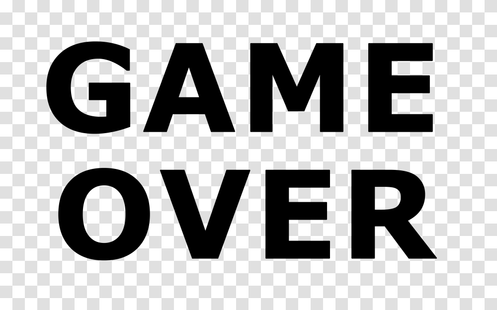 Game Over, Gray, Alphabet Transparent Png