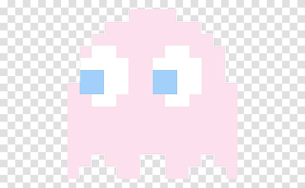 Game Pacman Pacmanghost Ghost Aesthetic Ghost Pink Cute, First Aid, Pac Man, Cross Transparent Png