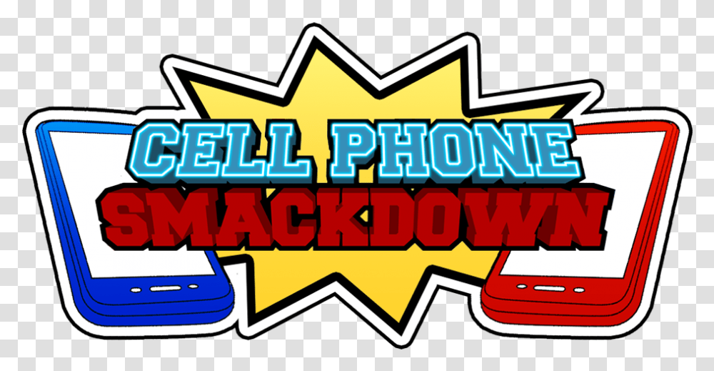 Game Show Cell Phone Smackdown Neon Entertainment Booking Clip Art, Text, Label, Lighting, Alphabet Transparent Png