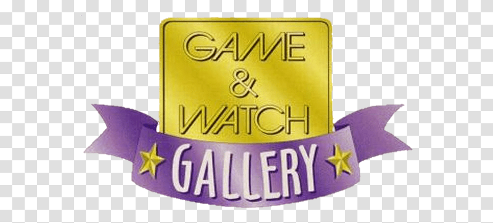 Game & Watch Gallery Series Super Mario Wiki The Mario Game And Watch Gallery Logo, Label, Text, Beverage, Alcohol Transparent Png