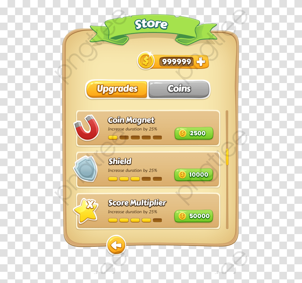 Game Ui Interface Animations Design Buttons Game, Label, Shop, Plant Transparent Png