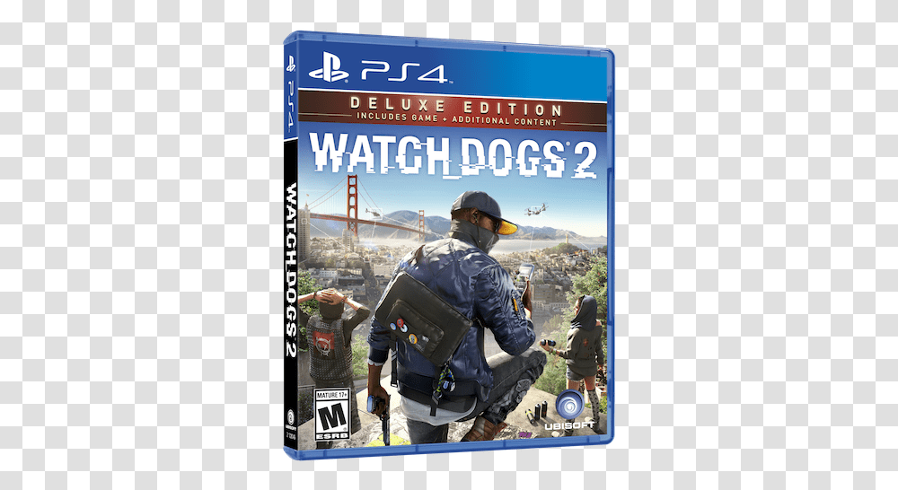 Game Watch Dogs Gold Edition Ps4, Person, Clothing, Helmet, Pants Transparent Png