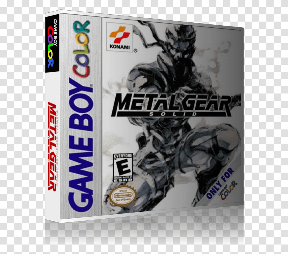Gameboy Color Metal Gear Solid Game Cover To Fit A Metal Gear Solid Game Boy Color, Poster, Advertisement, Word Transparent Png