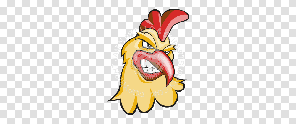 Gamecock Head With Attitude, Animal, Angry Birds Transparent Png