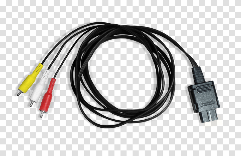 Gamecube Composite Cable, Headphones, Electronics, Headset, Adapter Transparent Png