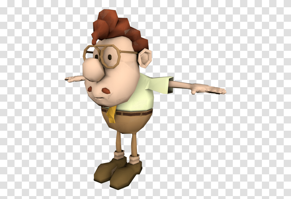 Gamecube Jimmy Neutron Attack Of The Twonkies Mr Wheezer Jimmy Neutron 3d Models, Figurine, Toy, Person, Human Transparent Png
