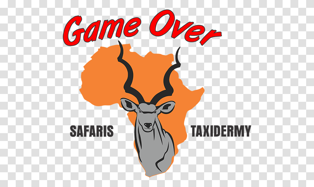 Gameover Logo Deer, Antelope, Wildlife, Mammal, Animal Transparent Png