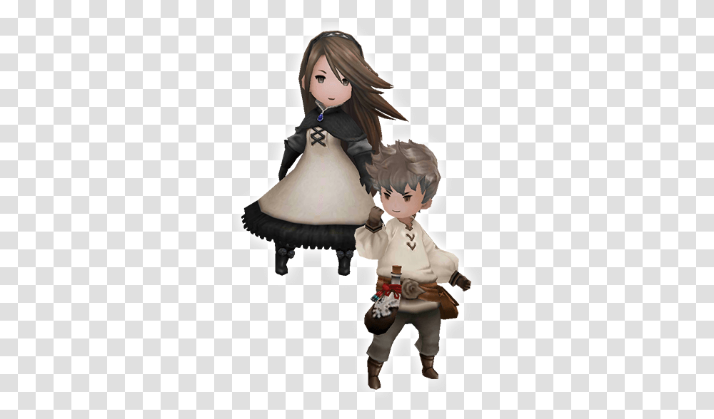 Gamer Freakz Parties In Rpgs Bravely Default Part 1 Bravely Default Mastery, Figurine, Person, Human, Toy Transparent Png