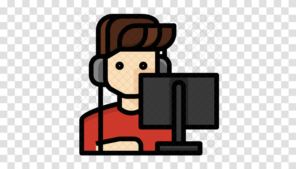 Gamer Icon, Chair, Furniture, Poster, Outdoors Transparent Png