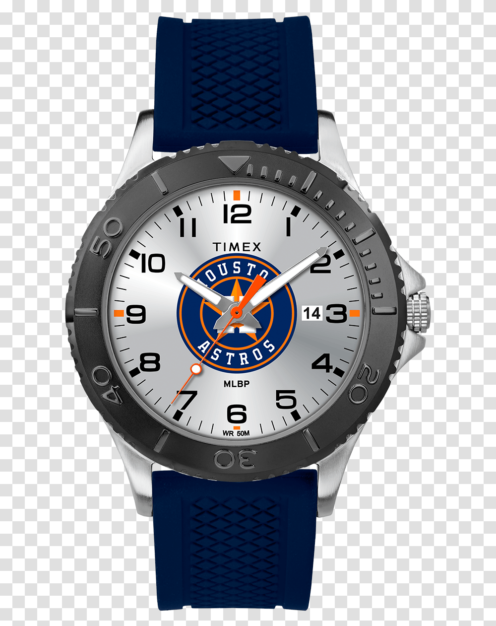Gamer Navy Houston Astros Large Watch, Wristwatch, Clock Tower, Architecture, Building Transparent Png