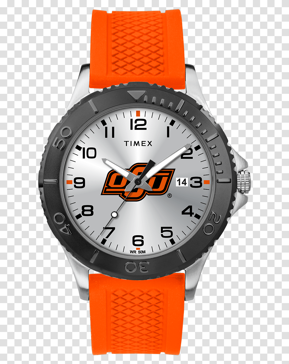 Gamer Orange Oklahoma State Cowboys Large Watch, Wristwatch Transparent Png