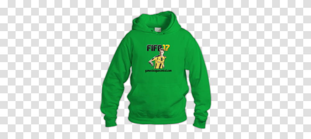 Gamerz League Central Fifa 17 Logo Parental Advisory Green And White, Clothing, Apparel, Hoodie, Sweatshirt Transparent Png