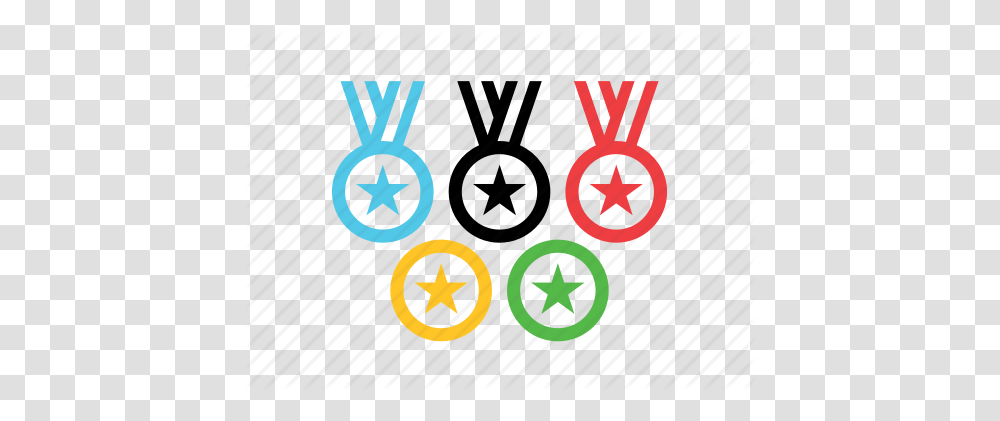 Games Medals Olympic Olympics Rings Sport Icon, Number, Logo Transparent Png
