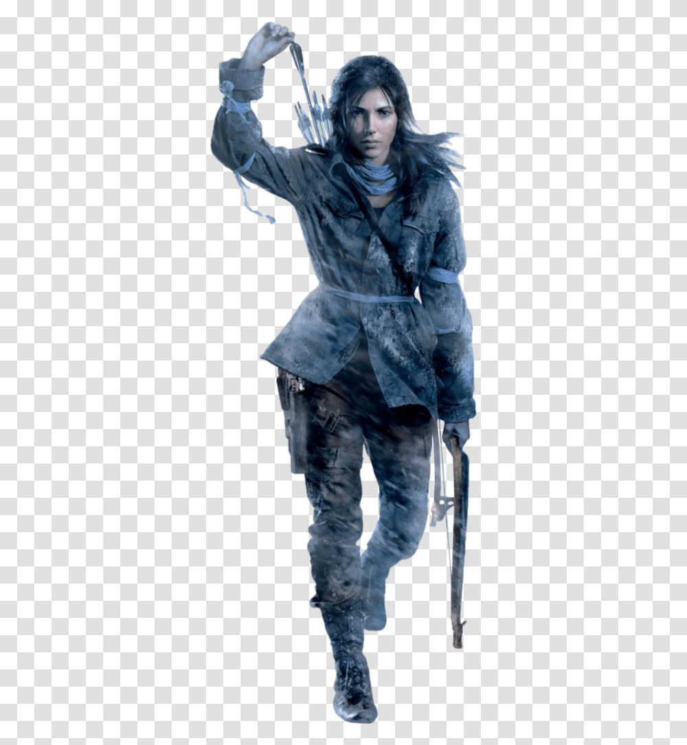 Games Tomb Raider, Clothing, Coat, Person, Overcoat Transparent Png