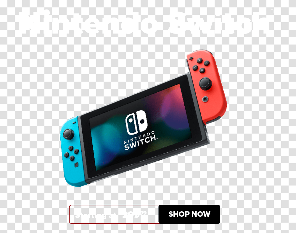 Gamestop Nintendo Switch Bundle Background Nintendo Switch Blue And Red, Mobile Phone, Electronics, Cell Phone, GPS Transparent Png